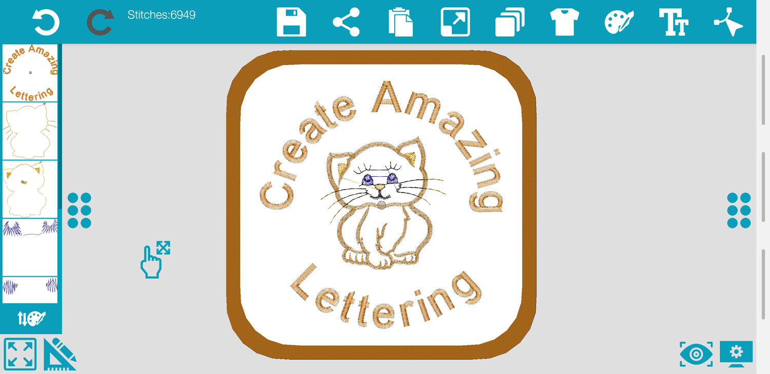 Create your own lettering in seconds